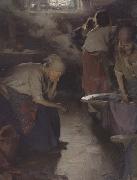 Avram Efimovich Arkhipov Laundresses (nn02) Sweden oil painting artist